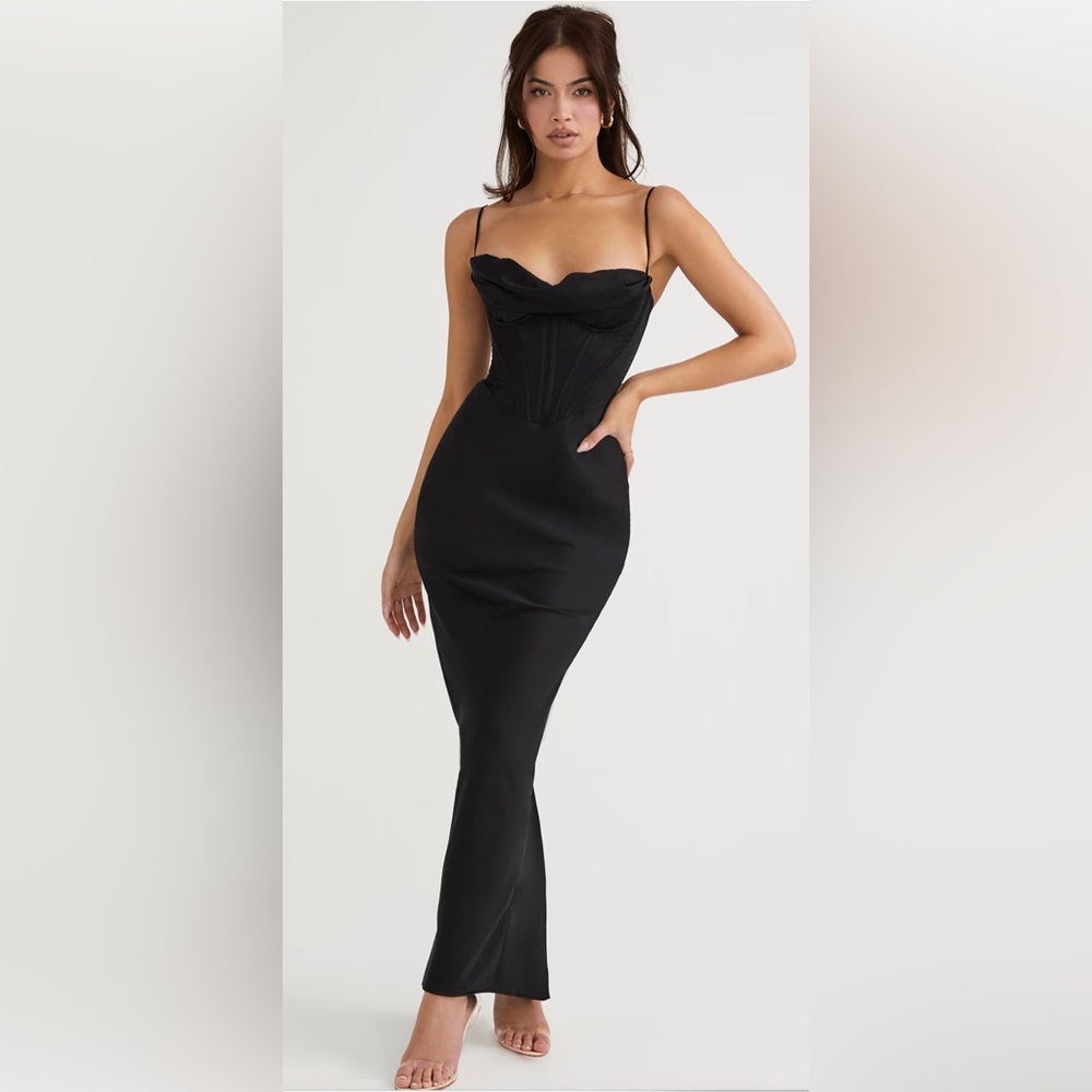 House of CB Black Corset Dress